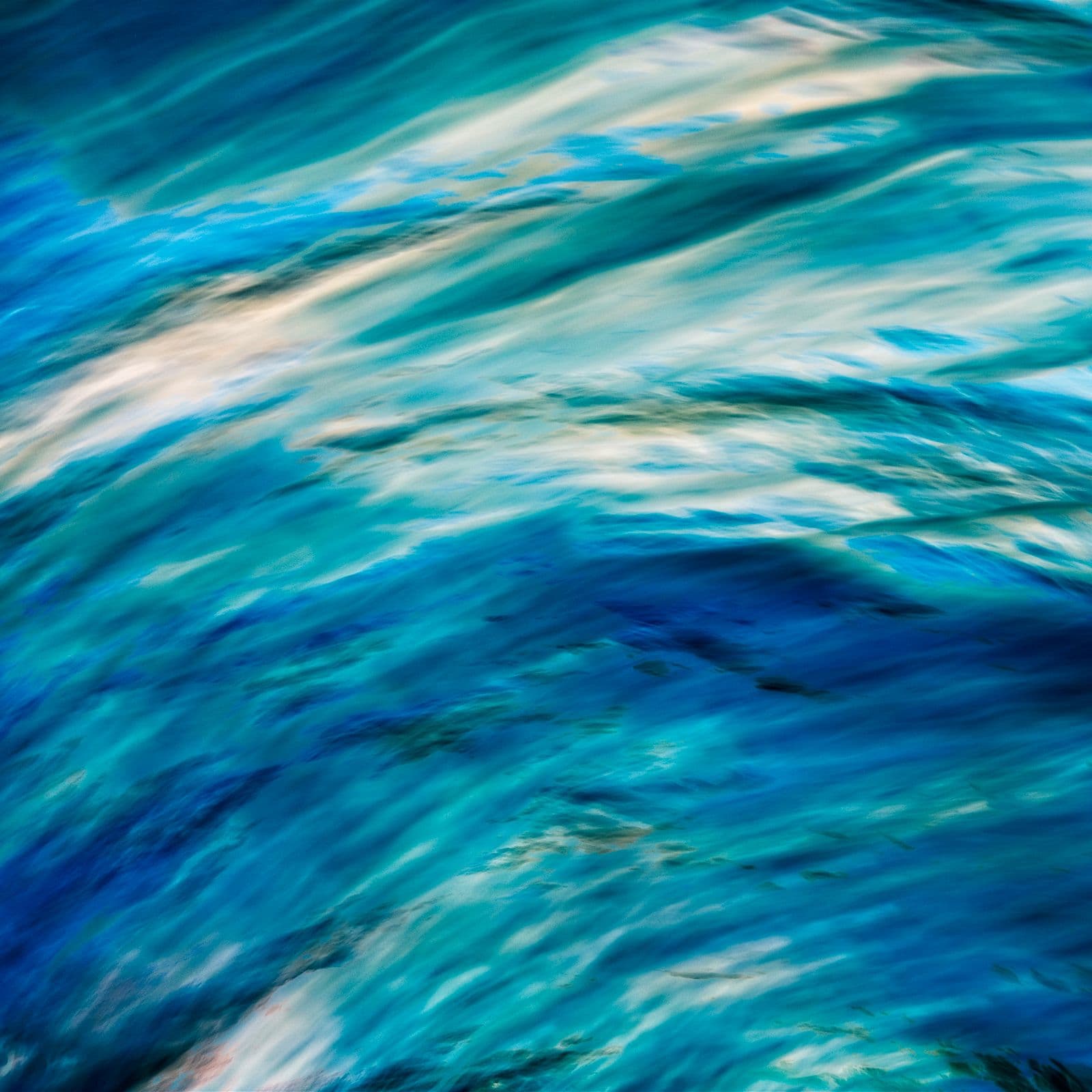 Sea Glass, Acrylic & resin on canvas